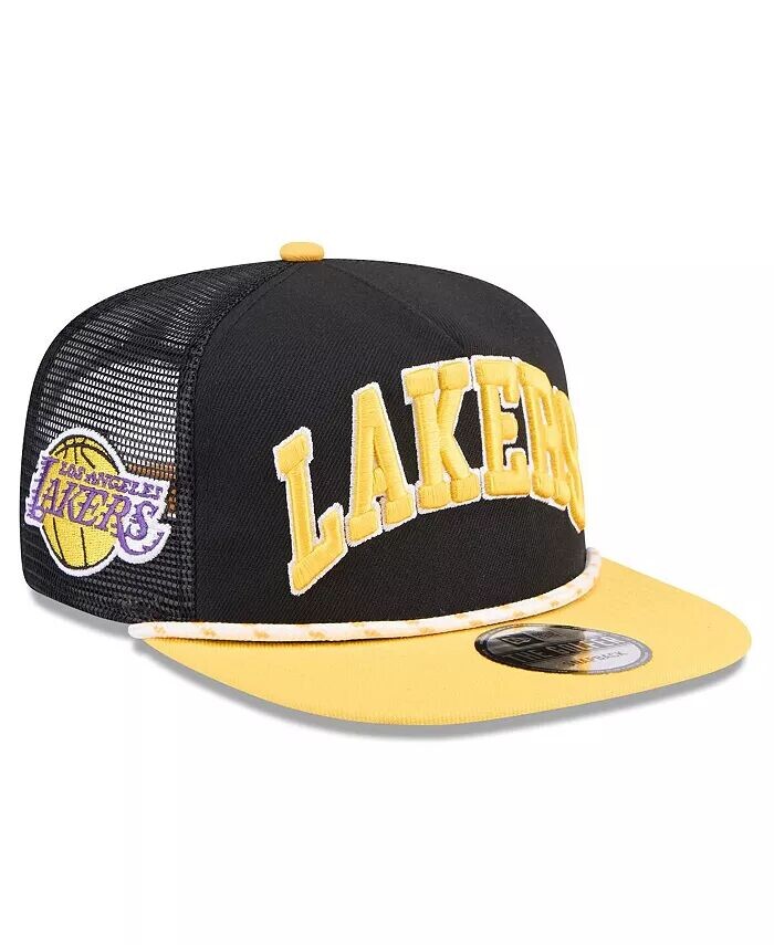 Мужская черная/золотая кепка Snapback Los Angeles Lakers Throwback Team Arch Golfer New Era, черный
Мужская черная/золотая кепка Snapback Los Angeles Lakers Throwback Team Arch Golfer New Era, черный