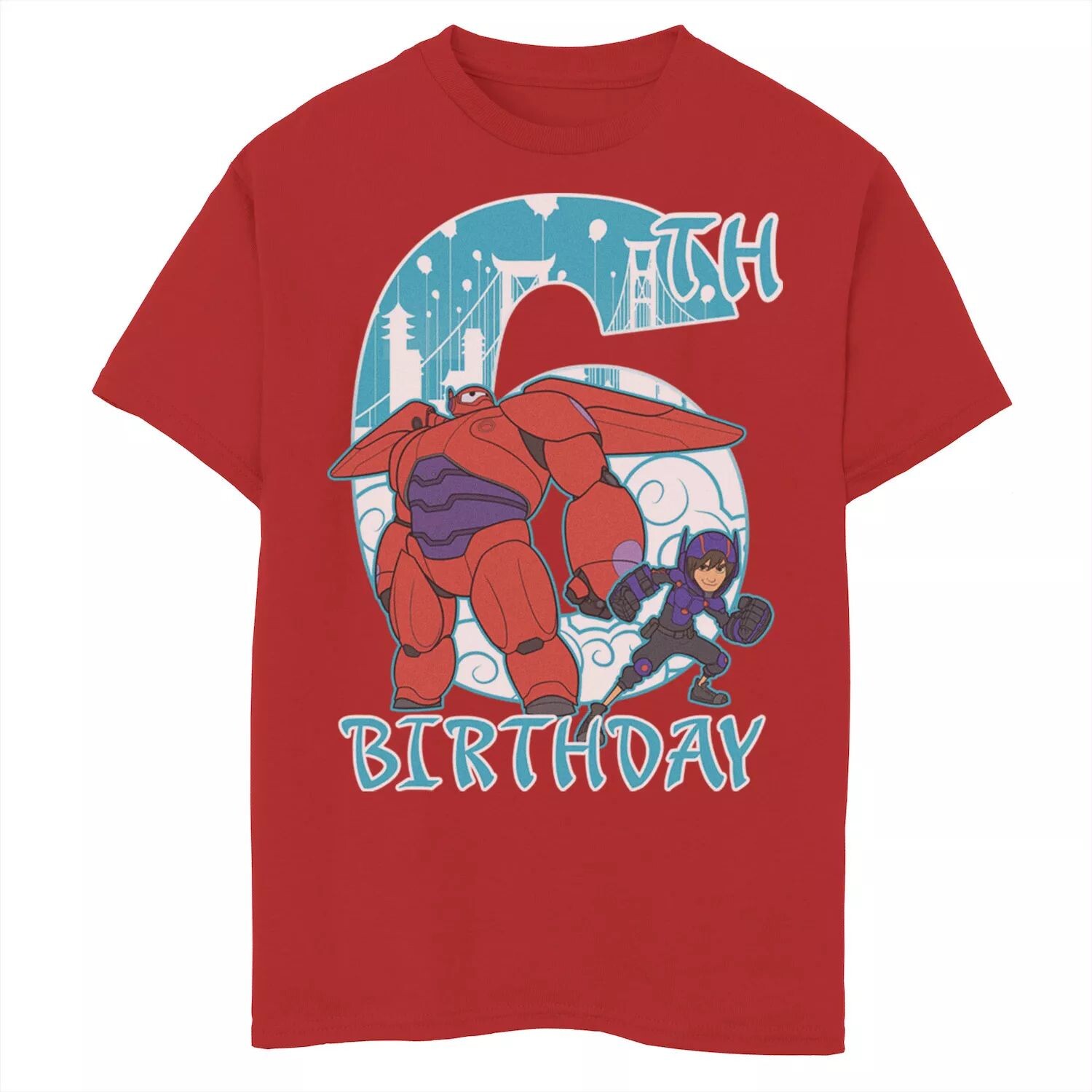 Футболка с рисунком Disney's Big Hero 6 для мальчиков 8–20 лет Baymax Hiro на 6-й день рождения Disney
Футболка с рисунком Disney's Big Hero 6 для мальчиков 8–20 лет Baymax Hiro на 6-й день рождения Disney