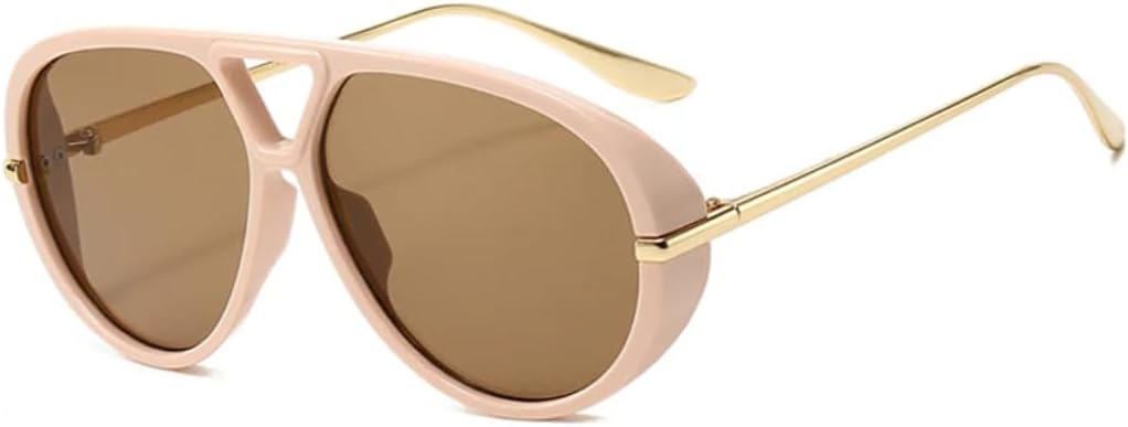 Солнцезащитные очки для мужчин и женщин - защита UV400 - увеличенный размер с двойной перемычкой, конфетный цвет, для занятий спортом на открытом воздухе и вождения DSVIGF, Beige Pink Tea
Солнцезащитные очки для мужчин и женщин - защита UV400 - увеличенный размер с двойной перемычкой, конфетный цвет, для занятий спортом на открытом воздухе и вождения DSVIGF, Beige Pink Tea