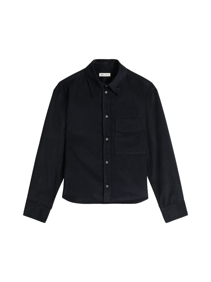 Marc O'Polo Свободная блузка из тонкого вельвета глубокого темно-синего цвета
Marc O'Polo Свободная блузка из тонкого вельвета глубокого темно-синего цвета