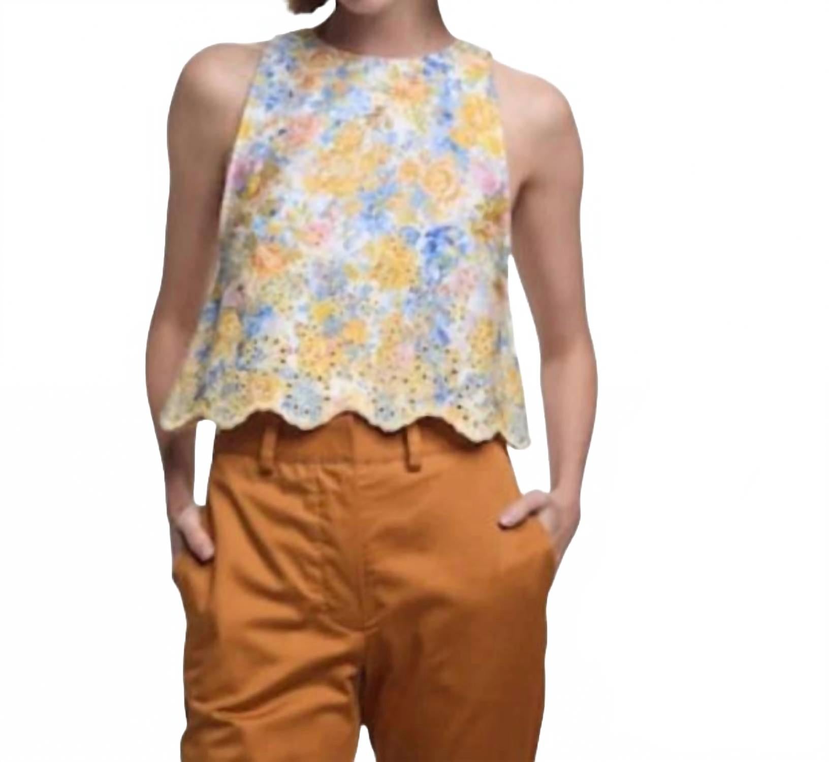 Топ Gemma без рукавов в зелено-розовом цвете Kika Vargas
Топ Gemma без рукавов в зелено-розовом цвете Kika Vargas