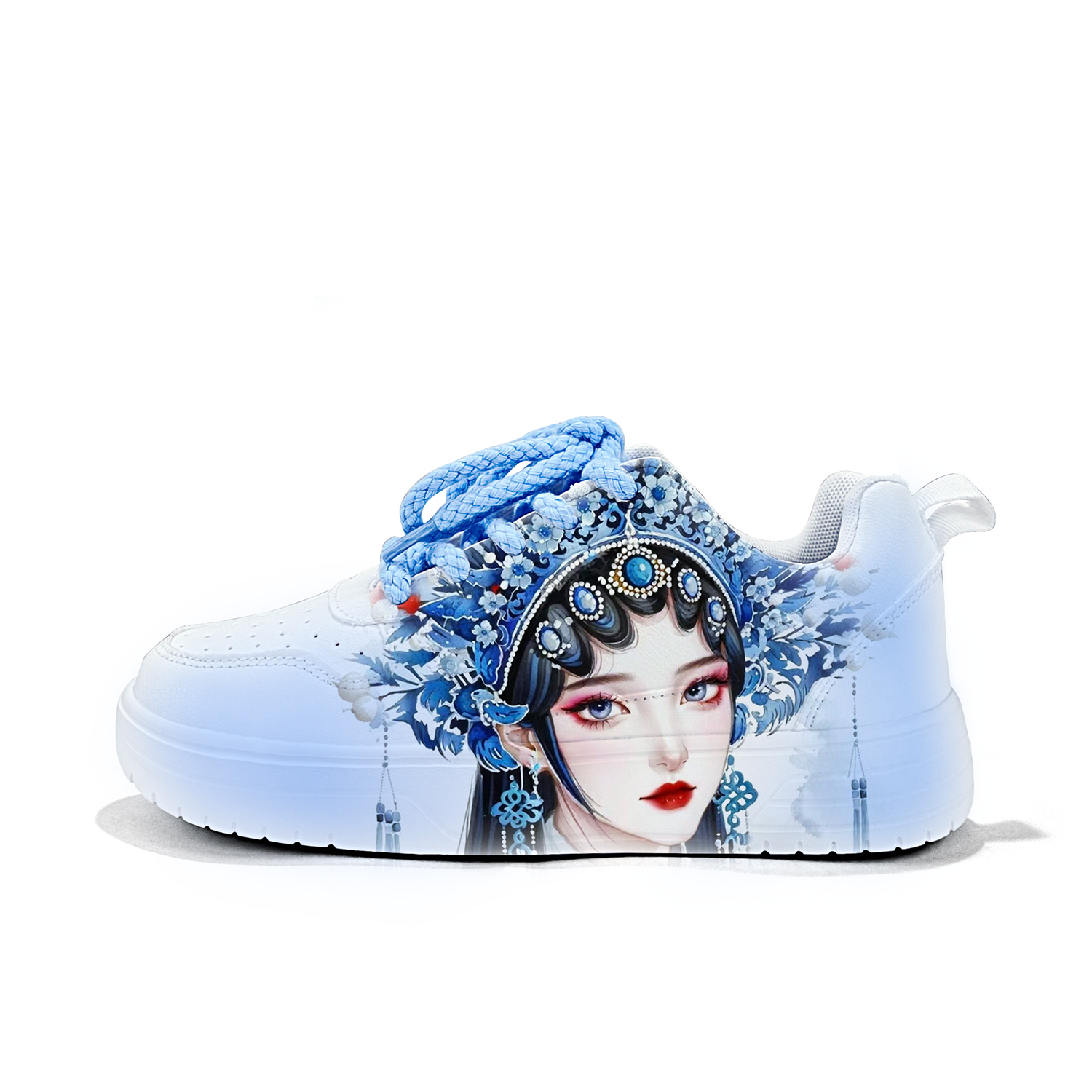 Легкие и дышащие низкие скейтерские кроссовки Unisex Cold cicadas yesterday, White And Blue Color - Chinese Style Actress - Zla1068D-L
Легкие и дышащие низкие скейтерские кроссовки Unisex Cold cicadas yesterday, White And Blue Color - Chinese Style Actress - Zla1068D-L
