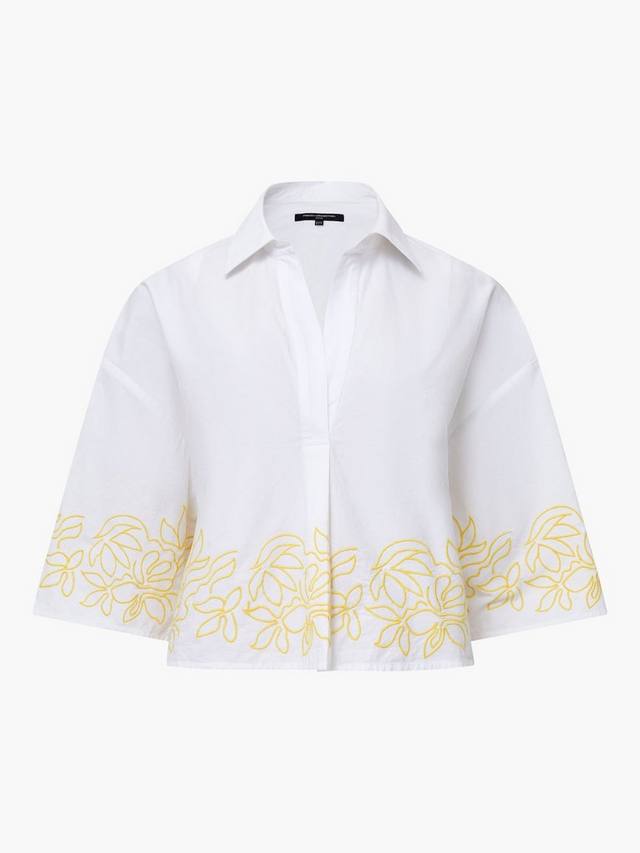 Хлопковая блуза Alissa с застежкой сверху French Connection, Linen White/Butter Yellow
Хлопковая блуза Alissa с застежкой сверху French Connection, Linen White/Butter Yellow