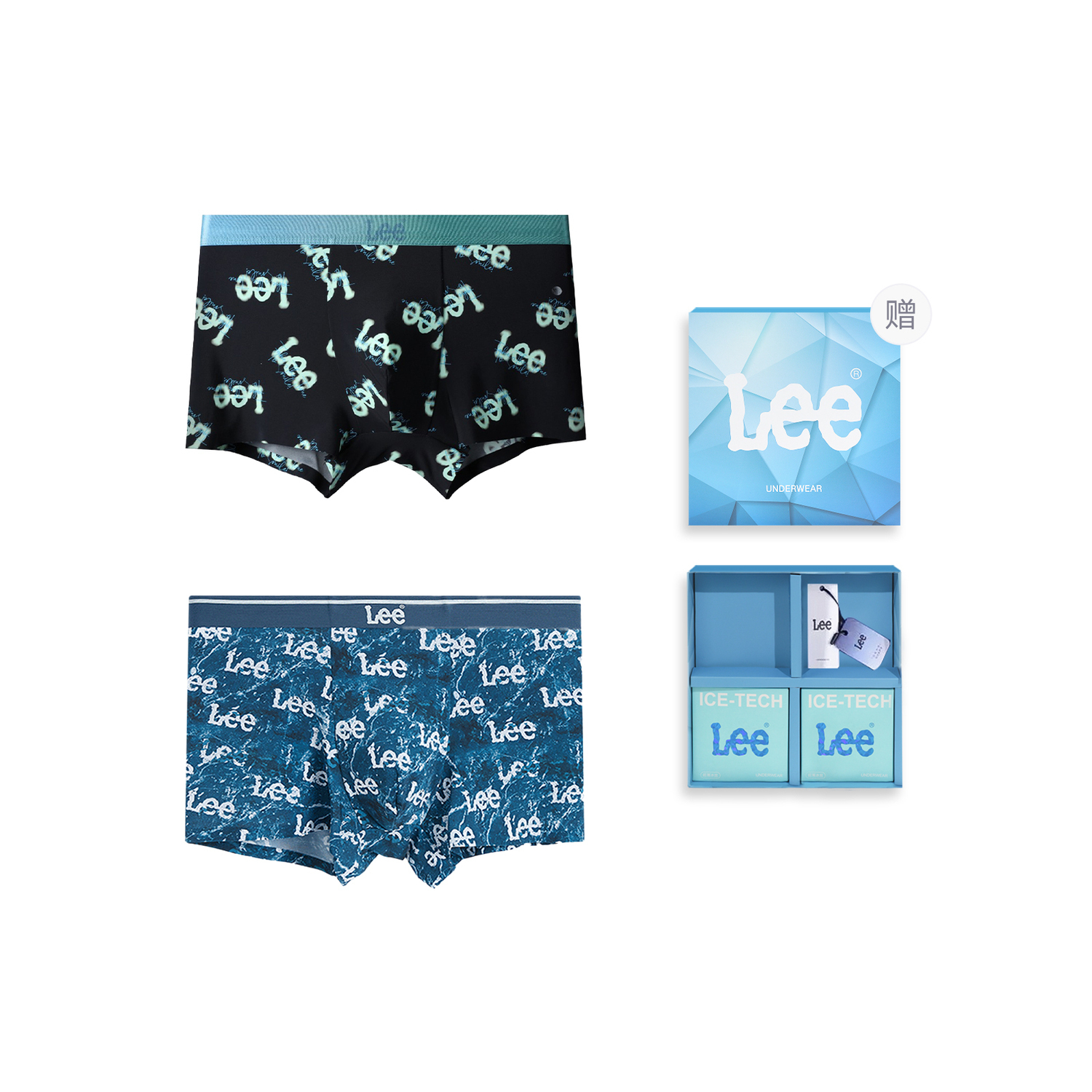 Lee Подарочный набор SS23 Ice Series, мужское белье, 2 шт
Lee Подарочный набор SS23 Ice Series, мужское белье, 2 шт