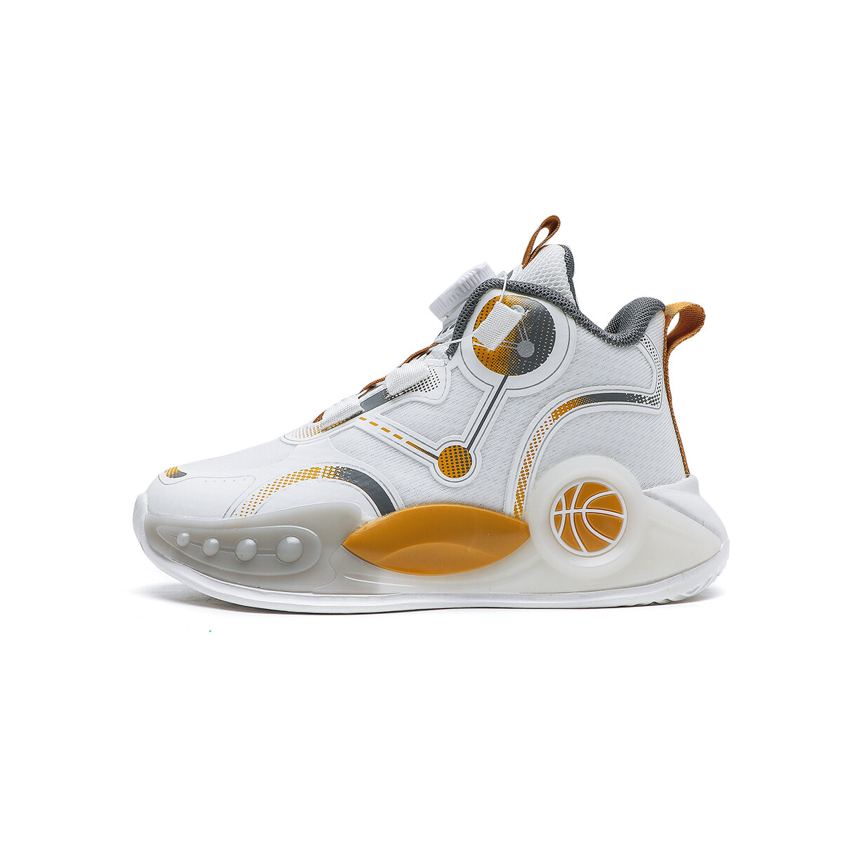 Кроссовки IMAU Kids Basketball Shoes Kids, белый/золотой
Кроссовки IMAU Kids Basketball Shoes Kids, белый/золотой