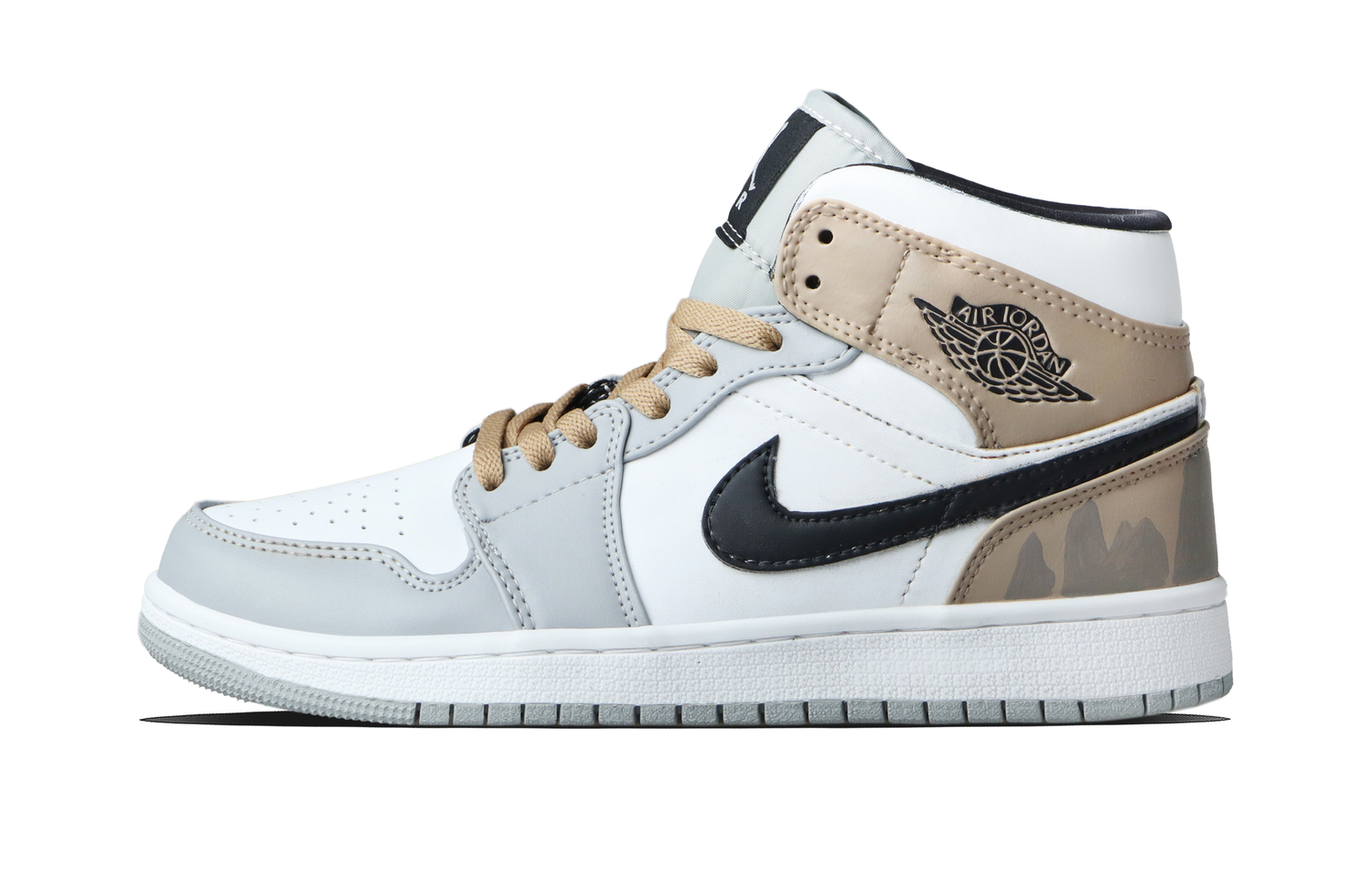 Jordan Кроссовки баскетбольные Unisex Mid top Vintage Air 1 Mountain Scenery Abrasion Resistant Khaki
Jordan Кроссовки баскетбольные Unisex Mid top Vintage Air 1 Mountain Scenery Abrasion Resistant Khaki