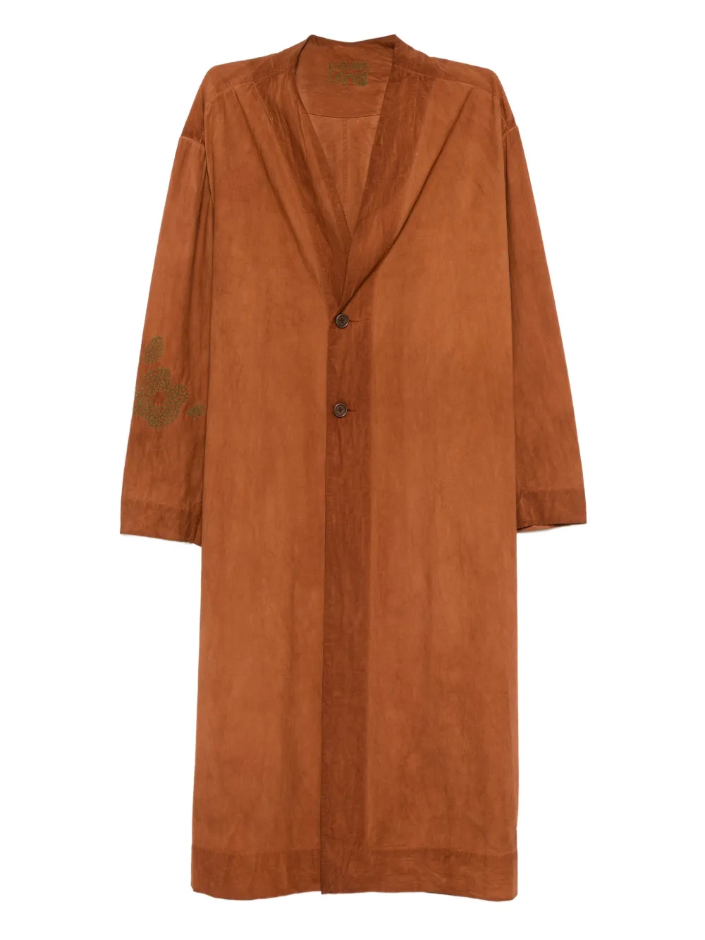 Пальто без воротника Kinyan Lam, коричневый
Пальто без воротника Kinyan Lam, коричневый