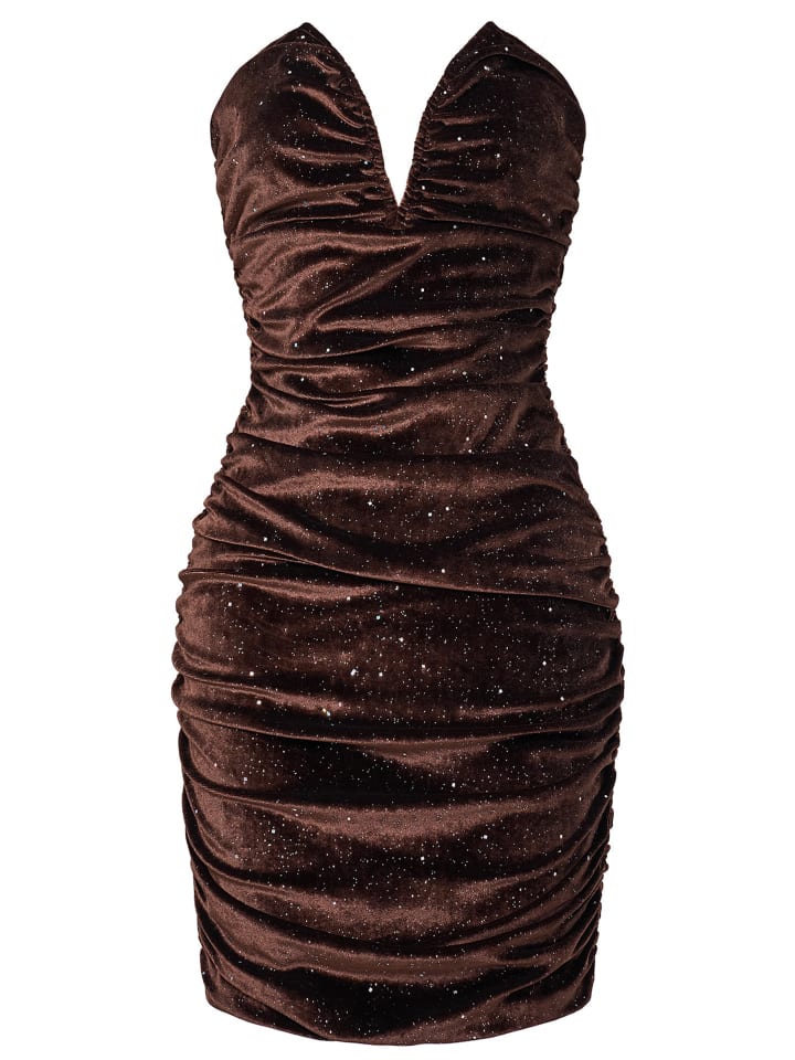 Длинное платье Moda Minx, коричневый
Длинное платье Moda Minx, коричневый