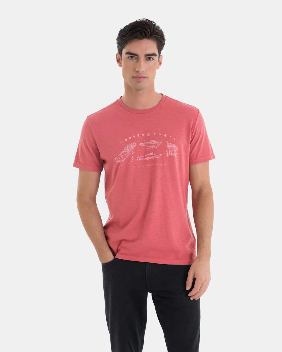 Мужская красная хлопковая футболка Massana, красный
Мужская красная хлопковая футболка Massana, красный