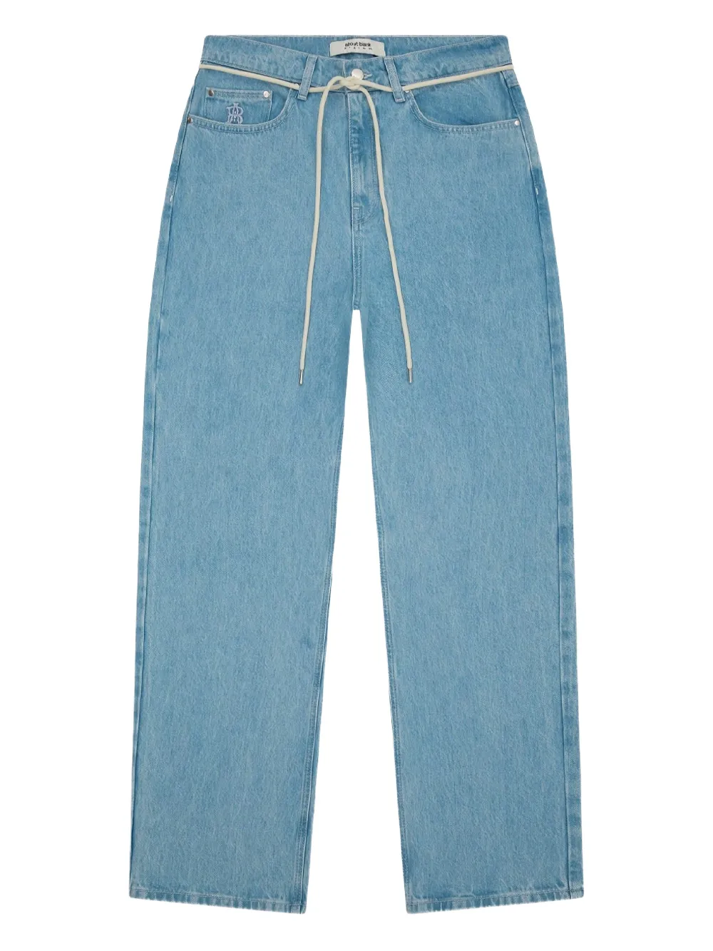 Джинсы с монограммой Aboutblank, синий
Джинсы с монограммой Aboutblank, синий