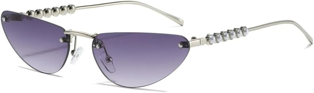 Солнцезащитные очки «кошачий глаз» с бриллиантами для женщин и мужчин, без оправы, роскошные, с градиентом и стразами, защита от УФ-излучения UV400 (серебристо-серый) TVTBBVV, Silver Gray
Солнцезащитные очки «кошачий глаз» с бриллиантами для женщин и мужчин, без оправы, роскошные, с градиентом и стразами, защита от УФ-излучения UV400 (серебристо-серый) TVTBBVV, Silver Gray