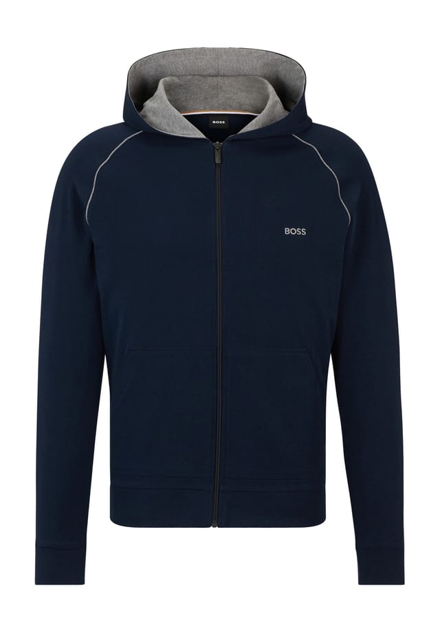 Толстовка для дома с вышитым логотипом и капюшоном Boss, синий
Толстовка для дома с вышитым логотипом и капюшоном Boss, синий