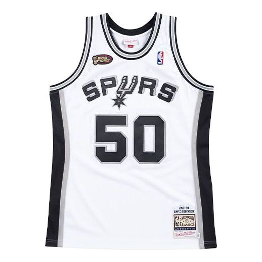 Баскетбольное джерси Mitchell & Ness NBA Swingman Authentic Jersey San Antonio Spurs Home Finals 1998-99 David Robinson
Баскетбольное джерси Mitchell & Ness NBA Swingman Authentic Jersey San Antonio Spurs Home Finals 1998-99 David Robinson