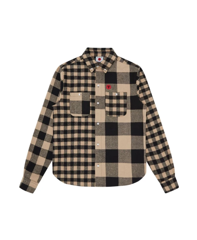 Черная рубашка с клетчатым узором и графическим принтом. Icecream, мультиколор
Черная рубашка с клетчатым узором и графическим принтом. Icecream, мультиколор