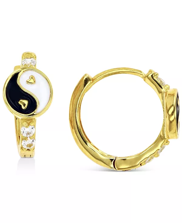 Маленькие серьги-кольца с кубическим цирконием и эмалью «Инь-Ян», 0,51 дюйма Macy'S, black/gold
Маленькие серьги-кольца с кубическим цирконием и эмалью «Инь-Ян», 0,51 дюйма Macy'S, black/gold