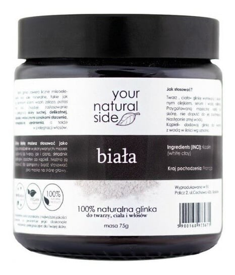 Белая глина, 75 г Your Natural Side
Белая глина, 75 г Your Natural Side