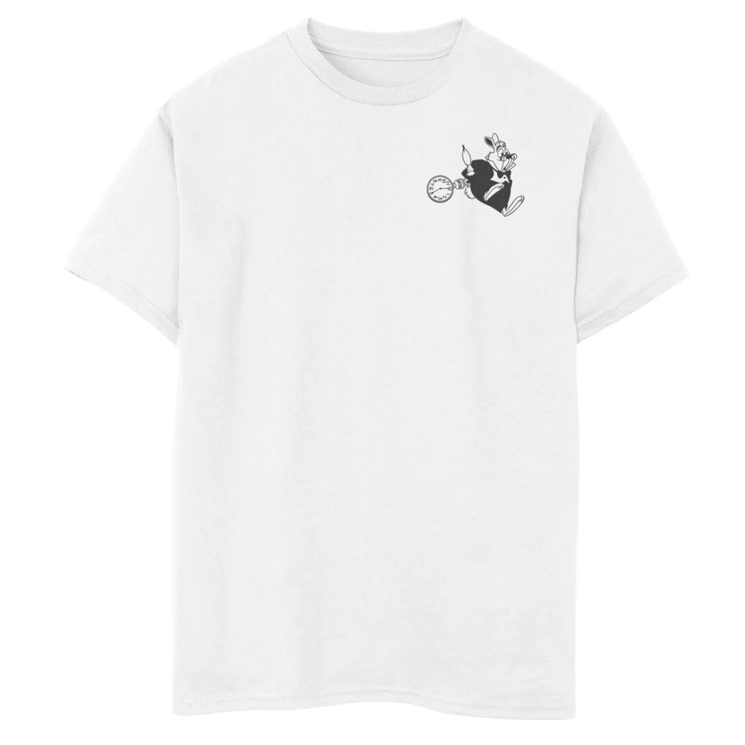 Футболка с рисунком «Белый кролик» на левой груди для мальчиков 8–20 лет «Алиса в стране чудес» Диснея Licensed Character
Футболка с рисунком «Белый кролик» на левой груди для мальчиков 8–20 лет «Алиса в стране чудес» Диснея Licensed Character