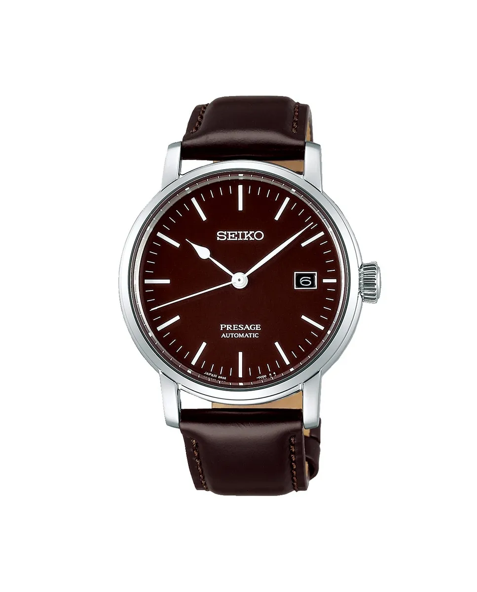 Мужские часы Presage SPB115J1 с кожаным и коричневым ремешком Seiko, коричневый
Мужские часы Presage SPB115J1 с кожаным и коричневым ремешком Seiko, коричневый