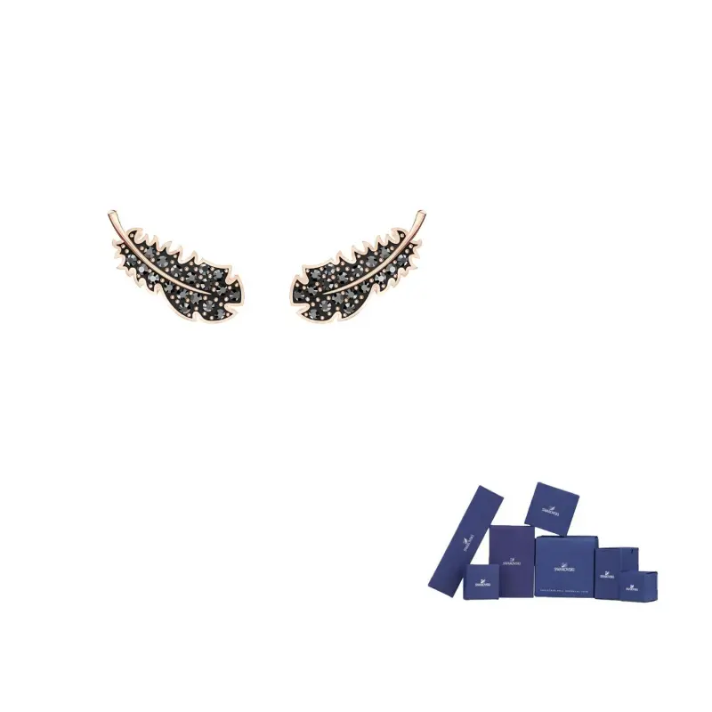 Swarovski Капризные серьги-гвоздики с искусственными кристаллами, черные, модель Women's Black
Swarovski Капризные серьги-гвоздики с искусственными кристаллами, черные, модель Women's Black