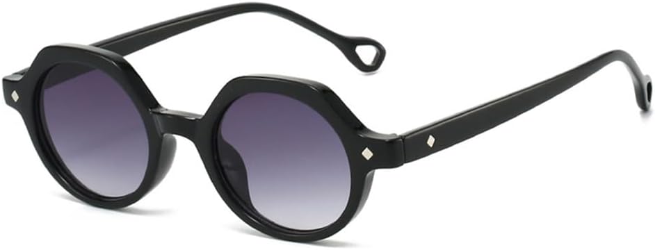 Солнцезащитные очки UV400 с защитой от УФ-излучения — маленькая круглая оправа в стиле панк с градиентными заклепками, для женщин и мужчин, для бега и занятий спортом на открытом воздухе UYPTK, Black Gray Gradient
Солнцезащитные очки UV400 с защитой от УФ-излучения — маленькая круглая оправа в стиле панк с градиентными заклепками, для женщин и мужчин, для бега и занятий спортом на открытом воздухе UYPTK, Black Gray Gradient