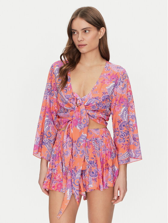 Блузка обычного кроя E5GH01 WH3X2 Guess, мультиколор
Блузка обычного кроя E5GH01 WH3X2 Guess, мультиколор