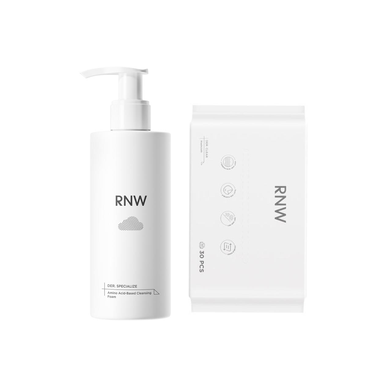 Набор для глубокого ухода за кожей: пенка для умывания с аминокислотами и мягкие полотенца для лица, увлажняющее очищение RNW
Набор для глубокого ухода за кожей: пенка для умывания с аминокислотами и мягкие полотенца для лица, увлажняющее очищение RNW