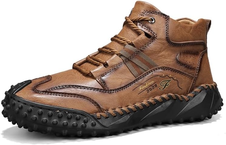 Мужские премиальные кожаные кроссовки для улицы, стиль рабочей одежды, винтажный текстурированный дизайн, повседневная обувь для ходьбы, высокие повседневные кроссовки, походные ботинки, подошва ручной работы Generic, коричневый
Мужские премиальные кожаные кроссовки для улицы, стиль рабочей одежды, винтажный текстурированный дизайн, повседневная обувь для ходьбы, высокие повседневные кроссовки, походные ботинки, подошва ручной работы Generic, коричневый