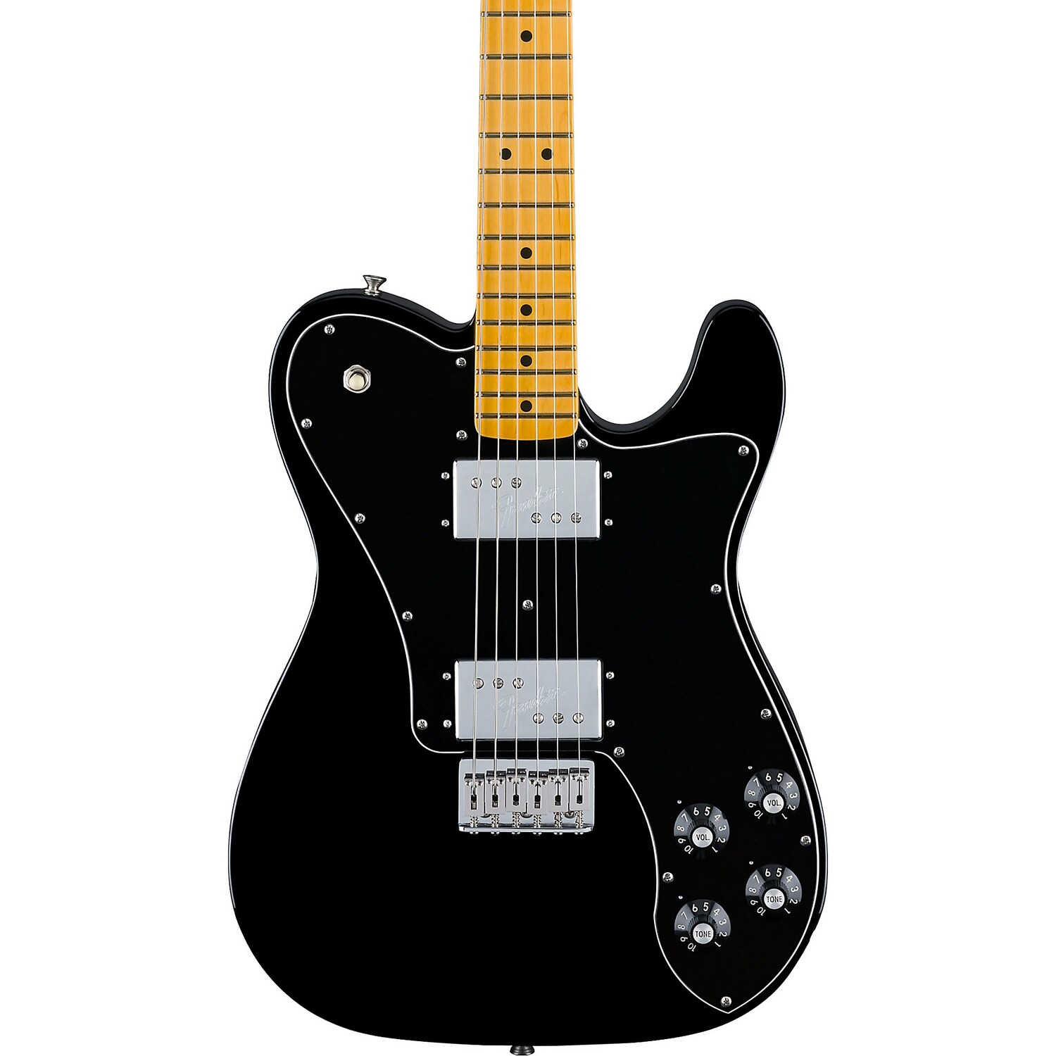 Электрогитара Fender American Vintage II 1975 Telecaster Deluxe, черная
Электрогитара Fender American Vintage II 1975 Telecaster Deluxe, черная