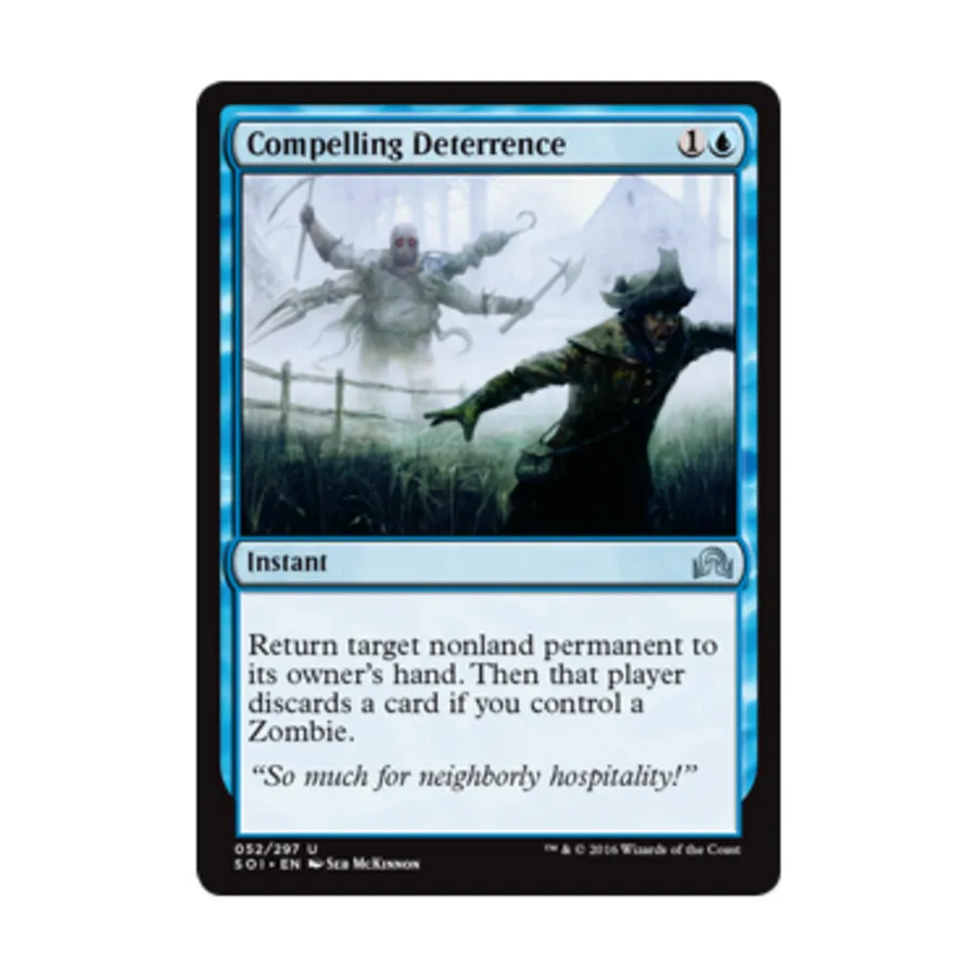 CCG Убедительное сдерживание (U), MTG - Shadows Over Innistrad
CCG Убедительное сдерживание (U), MTG - Shadows Over Innistrad