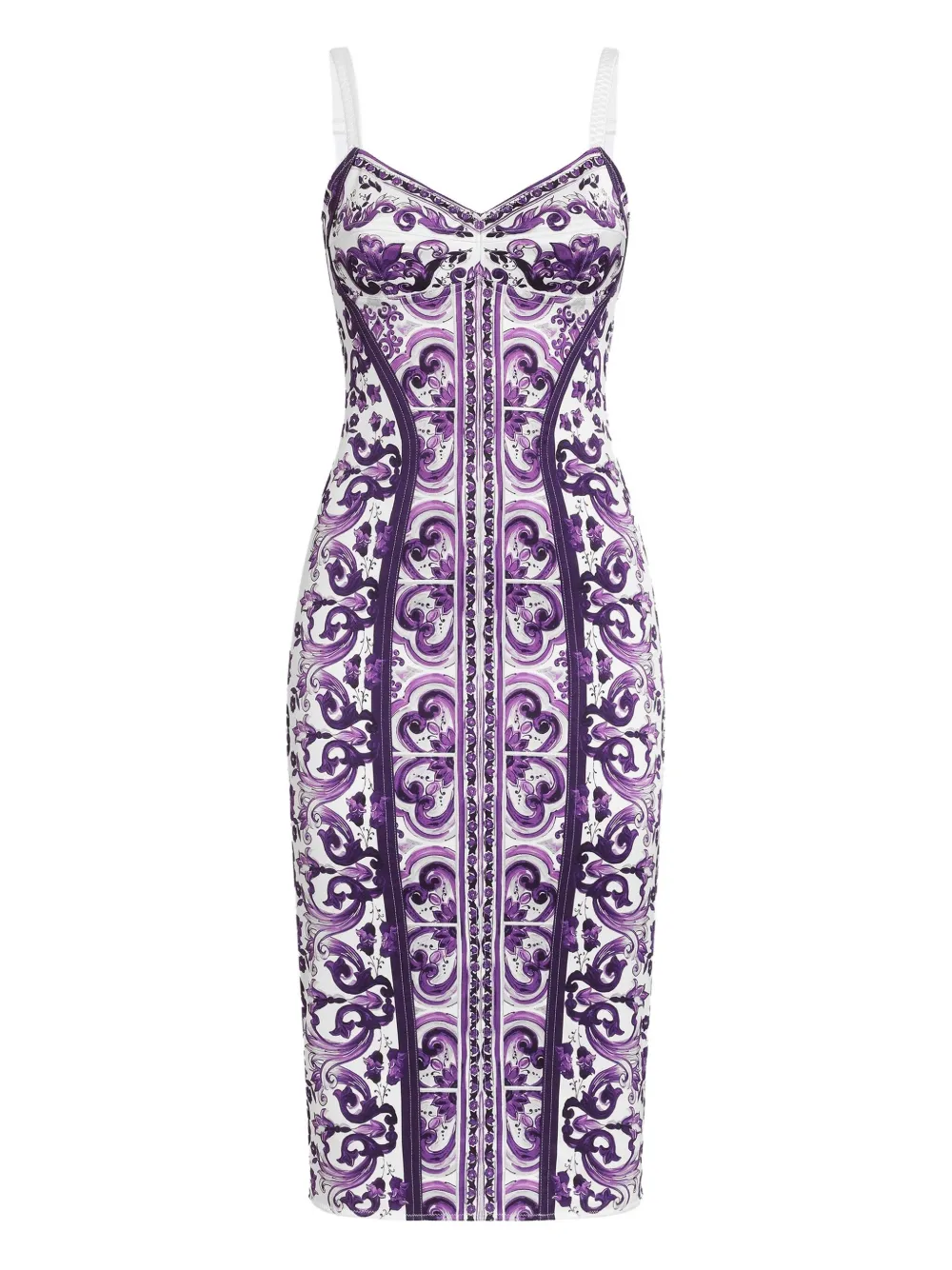 Платье миди с принтом Majolica DOLCE & GABBANA, белый
Платье миди с принтом Majolica DOLCE & GABBANA, белый