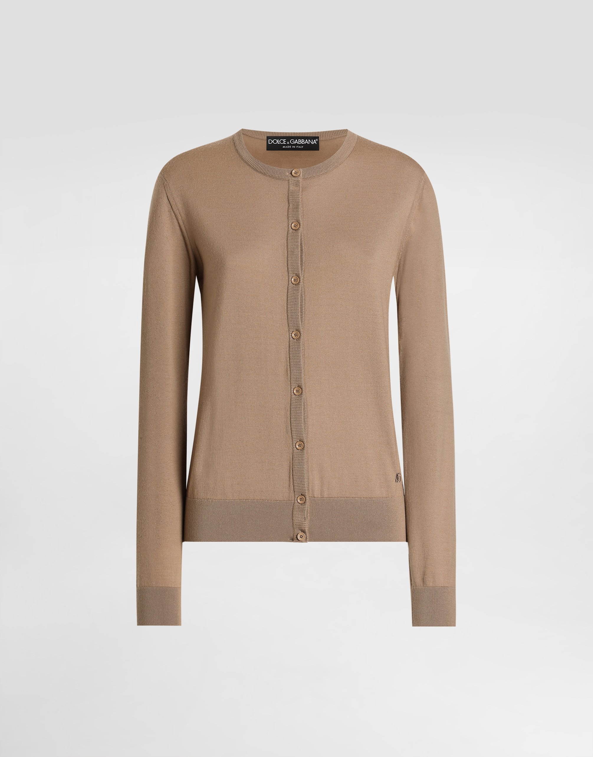 Кашемировый кардиган Dolce & Gabbana, бежевый
Кашемировый кардиган Dolce & Gabbana, бежевый