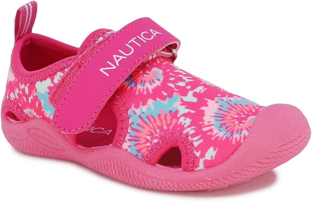Детские защитные водные сандалии Nautica с закрытым носком, розовый
Детские защитные водные сандалии Nautica с закрытым носком, розовый