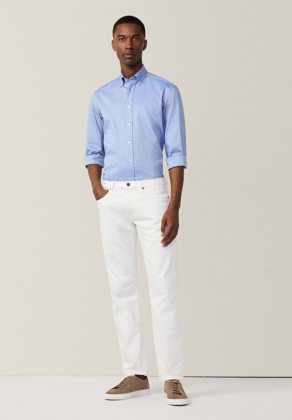 Джинсы зауженного кроя PKT BASIC Façonnable, белый
Джинсы зауженного кроя PKT BASIC Façonnable, белый