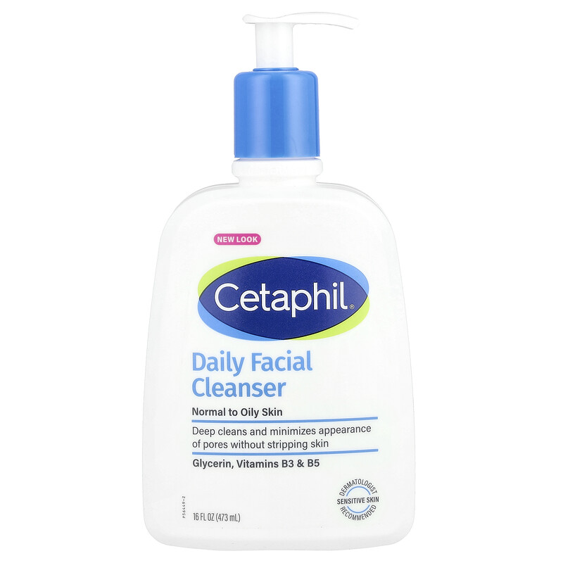 Cetaphil, Ежедневное очищающее средство для лица, 473 мл (16 жидк. Унций)
Cetaphil, Ежедневное очищающее средство для лица, 473 мл (16 жидк. Унций)