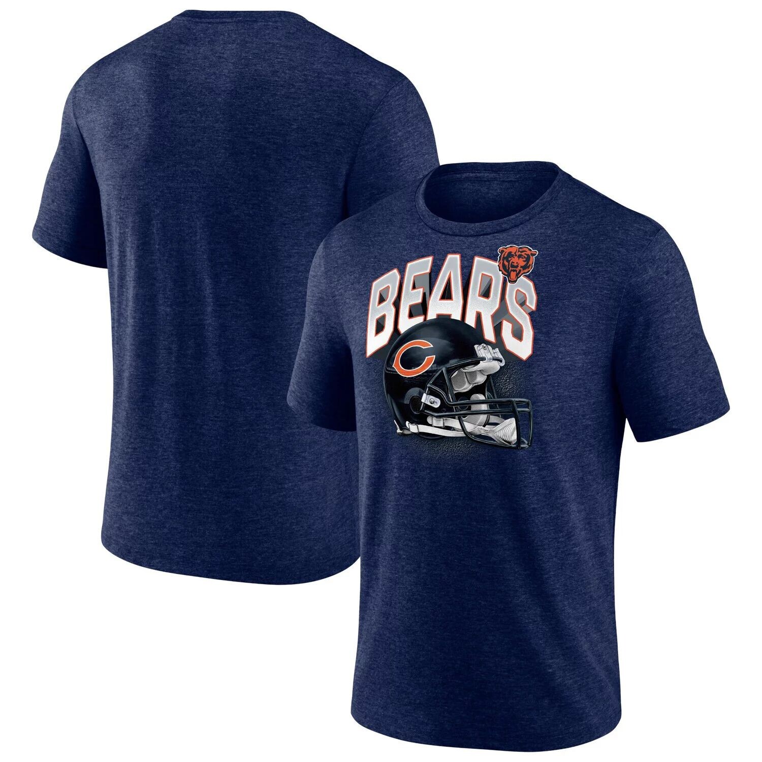 Мужская темно-синяя футболка Fanatics с принтом Chicago Bears End Round Tri-Blend, Синий, Мужская темно-синяя футболка Fanatics с принтом Chicago Bears End Round Tri-Blend 
Мужская темно-синяя футболка Fanatics с принтом Chicago Bears End Round Tri-Blend, Синий, Мужская темно-синяя футболка Fanatics с принтом Chicago Bears End Round Tri-Blend