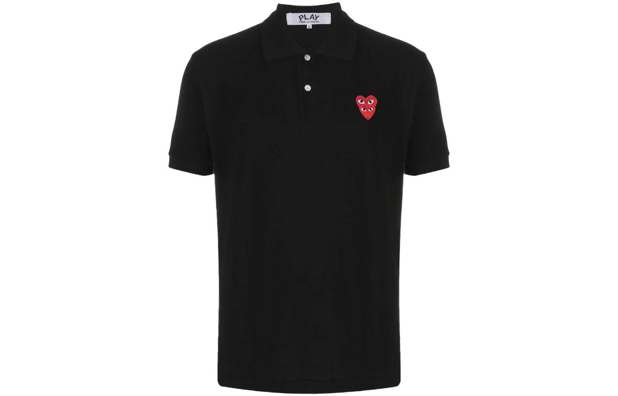 CDG Play Мужская черная поло, Черный, CDG Play Мужская черная поло
CDG Play Мужская черная поло, Черный, CDG Play Мужская черная поло