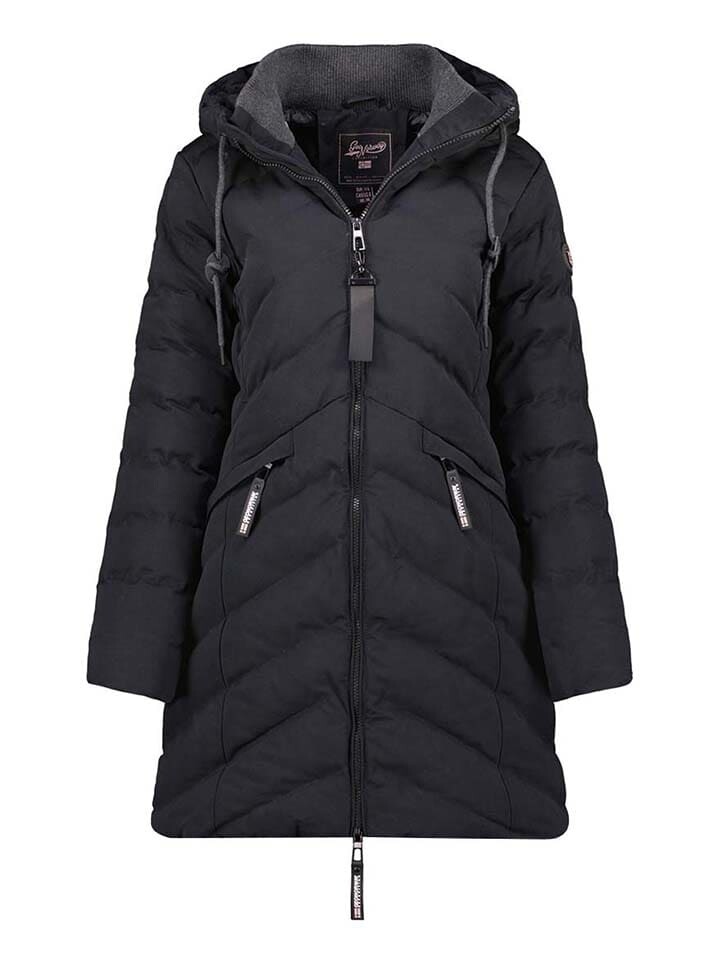 Стеганое пальто Geographical Norway Steppmantel Clarisal, черный 
Стеганое пальто Geographical Norway Steppmantel Clarisal, черный