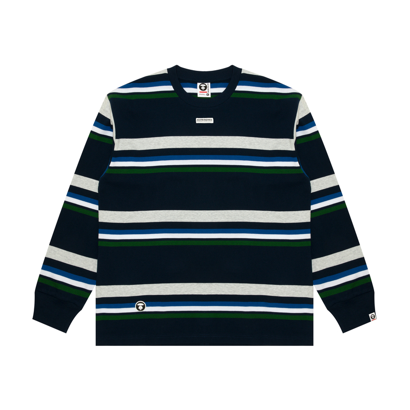 Футболка *A Bathing APE с длинными рукавами в горизонтальную полоску Aape, синий
Футболка *A Bathing APE с длинными рукавами в горизонтальную полоску Aape, синий