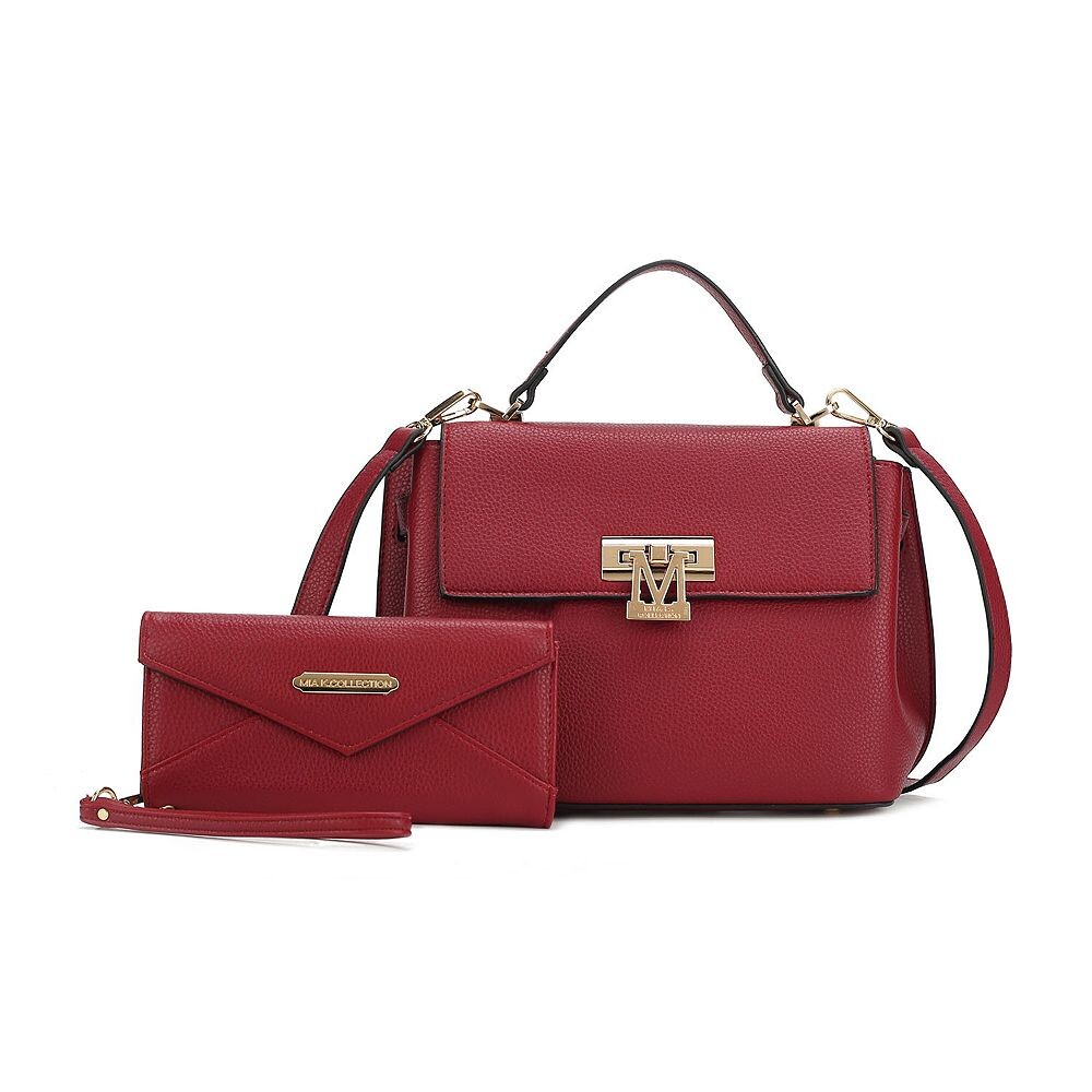 Женская сумка-саквояж из веганской кожи Mkf Collection с кошельком на ремешке от Mia K — 2 предмета MKF Collection, красный
Женская сумка-саквояж из веганской кожи Mkf Collection с кошельком на ремешке от Mia K — 2 предмета MKF Collection, красный