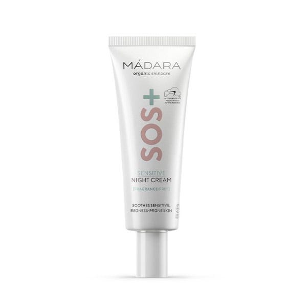 Успокаивающий ночной крем MADARA Sos+ Sensitive, 70 мл
Успокаивающий ночной крем MADARA Sos+ Sensitive, 70 мл