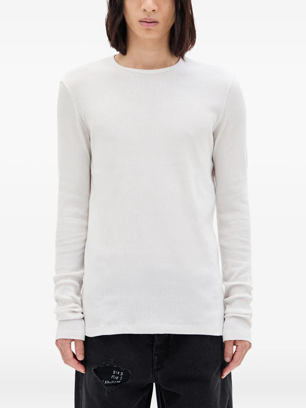 Футболка с длинными рукавами Greg Ann Demeulemeester, нейтральный
Футболка с длинными рукавами Greg Ann Demeulemeester, нейтральный