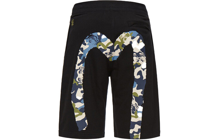 Повседневные шорты мужские черные Evisu, черный
Повседневные шорты мужские черные Evisu, черный