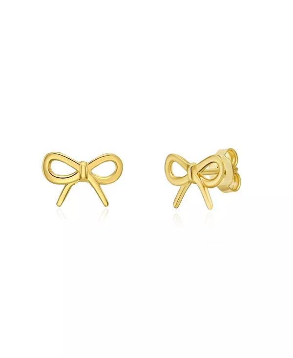Золотые серьги-гвоздики в форме банта, 14-каратное золото The Lovery, gold
Золотые серьги-гвоздики в форме банта, 14-каратное золото The Lovery, gold