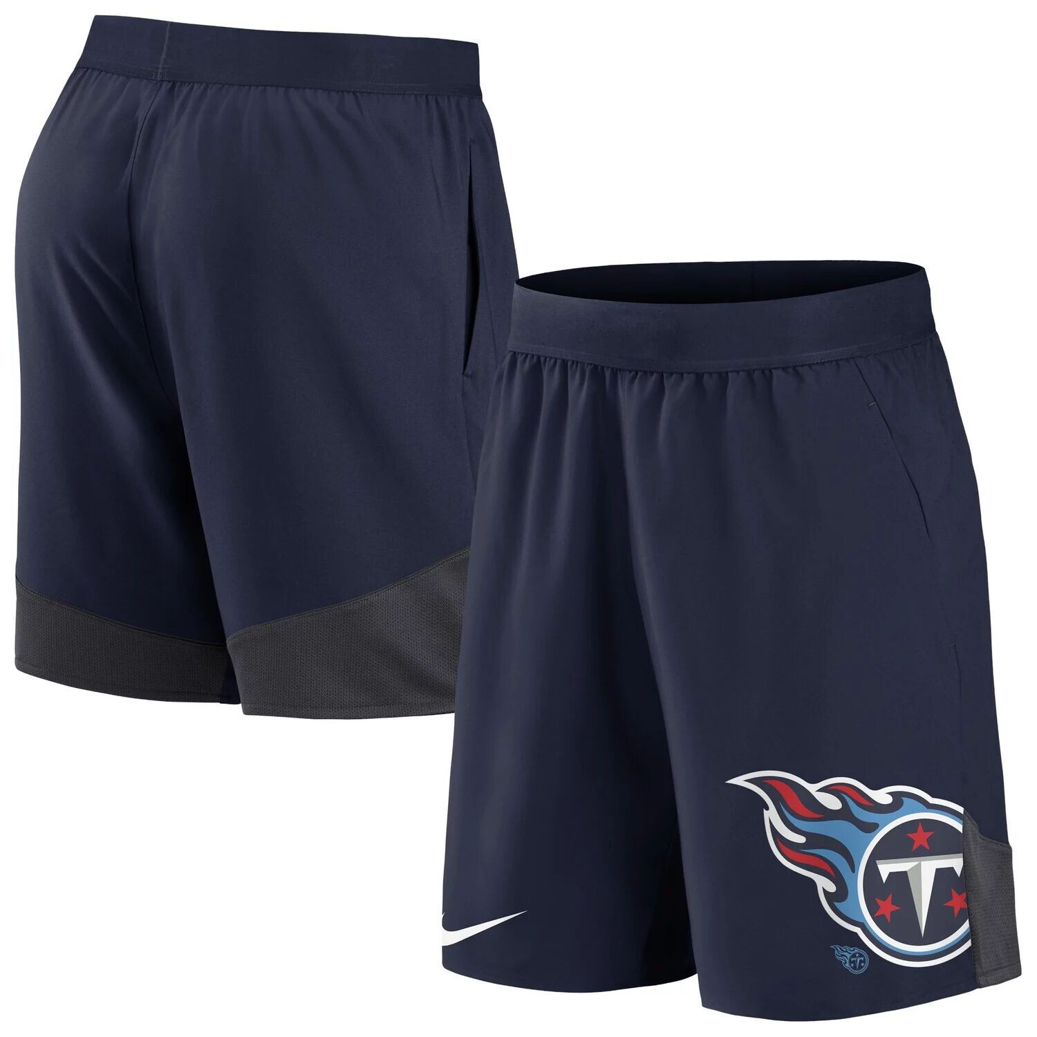 Мужские темно-синие эластичные шорты Tennessee Titans Performance Nike
Мужские темно-синие эластичные шорты Tennessee Titans Performance Nike