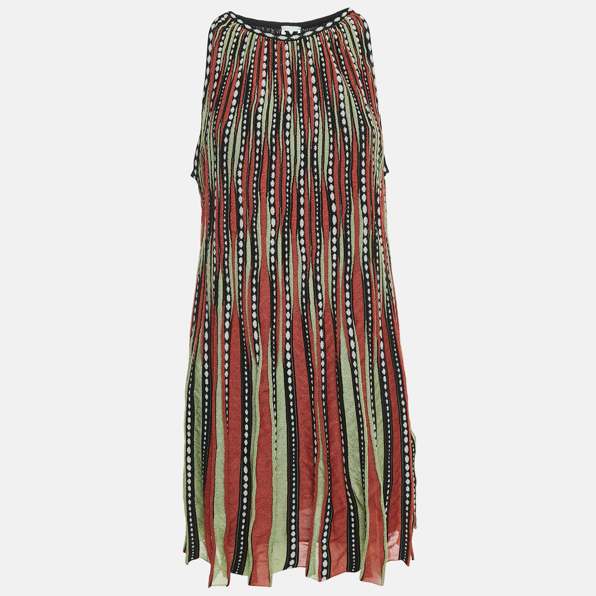 M Missoni Мини-платье Missoni оранжево-зеленого цвета из трикотажа «водоросли и пузырьки» А-силуэта
M Missoni Мини-платье Missoni оранжево-зеленого цвета из трикотажа «водоросли и пузырьки» А-силуэта