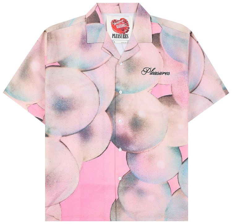 Рубашка Pleasures x Richard Bernstein Pearl Button Up, розовый
Рубашка Pleasures x Richard Bernstein Pearl Button Up, розовый