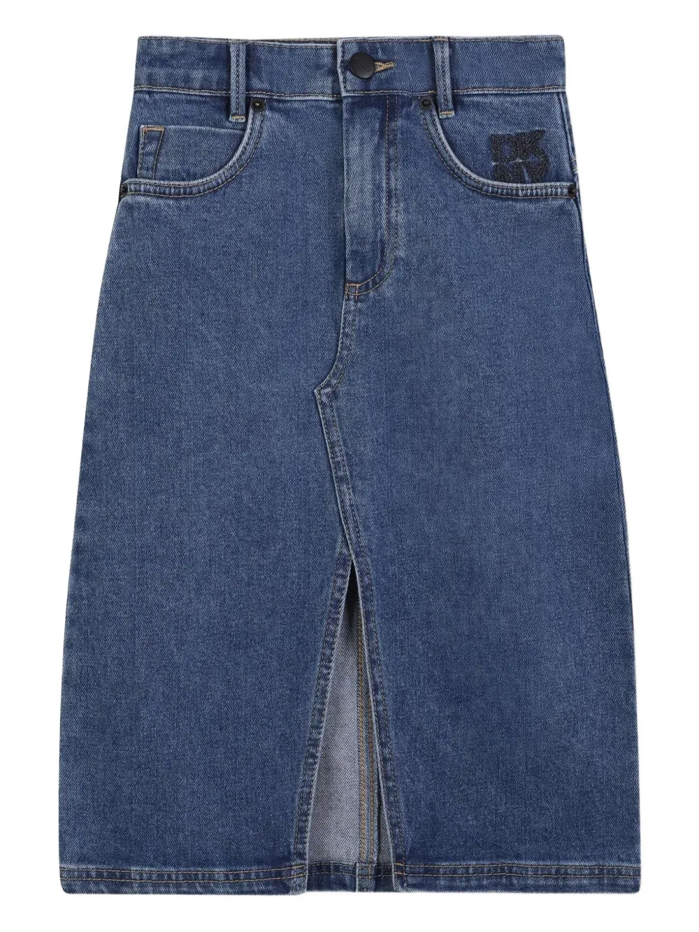 Джинсовая юбка-карандаш Dkny Kids, синий
Джинсовая юбка-карандаш Dkny Kids, синий