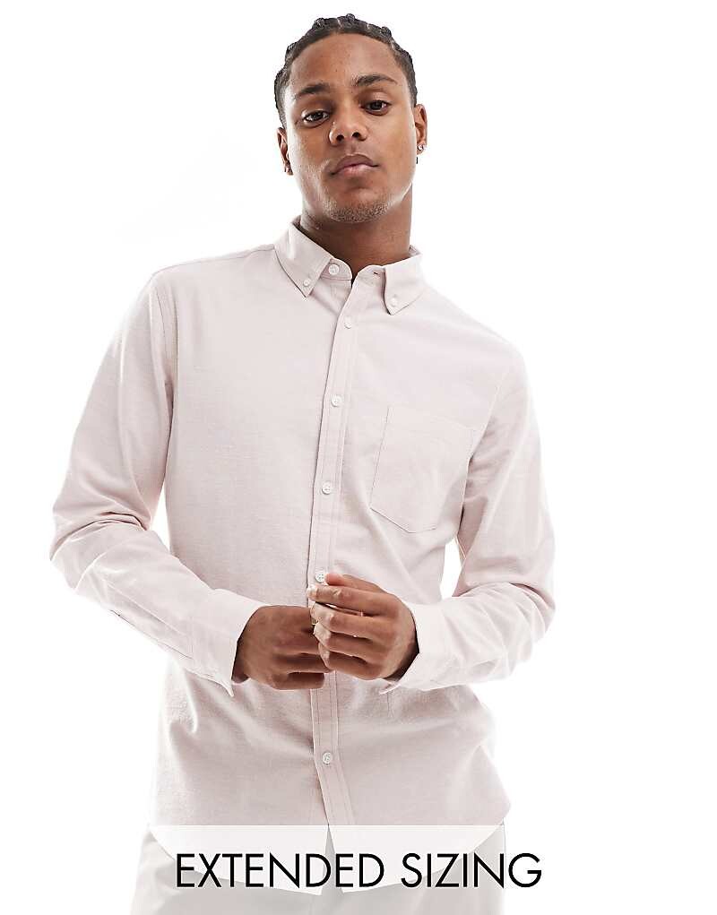 ASOS DESIGN – приталенная оксфордская рубашка светло-розового цвета
ASOS DESIGN – приталенная оксфордская рубашка светло-розового цвета