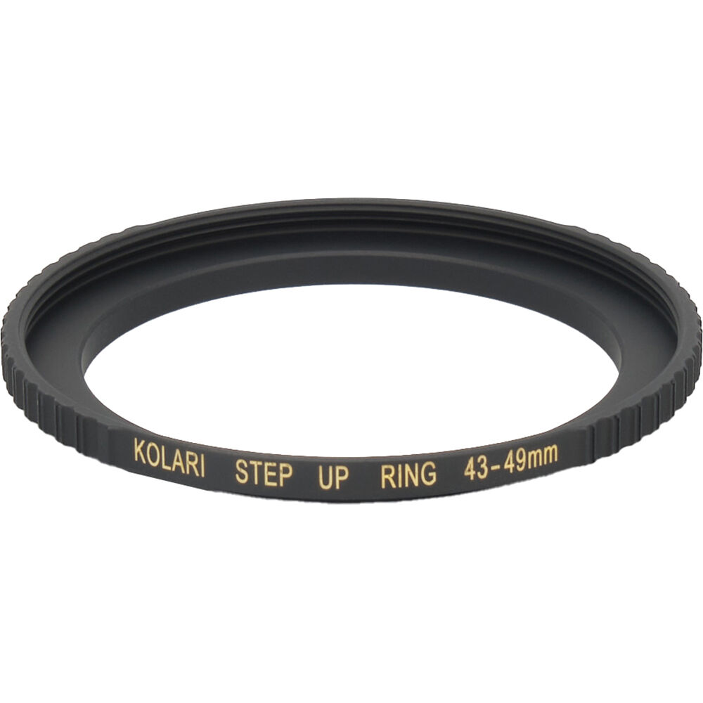 Kolari Vision Pro Step-Up Ring (43 to 49mm) KSU4349
Kolari Vision Pro Step-Up Ring (43 to 49mm) KSU4349
