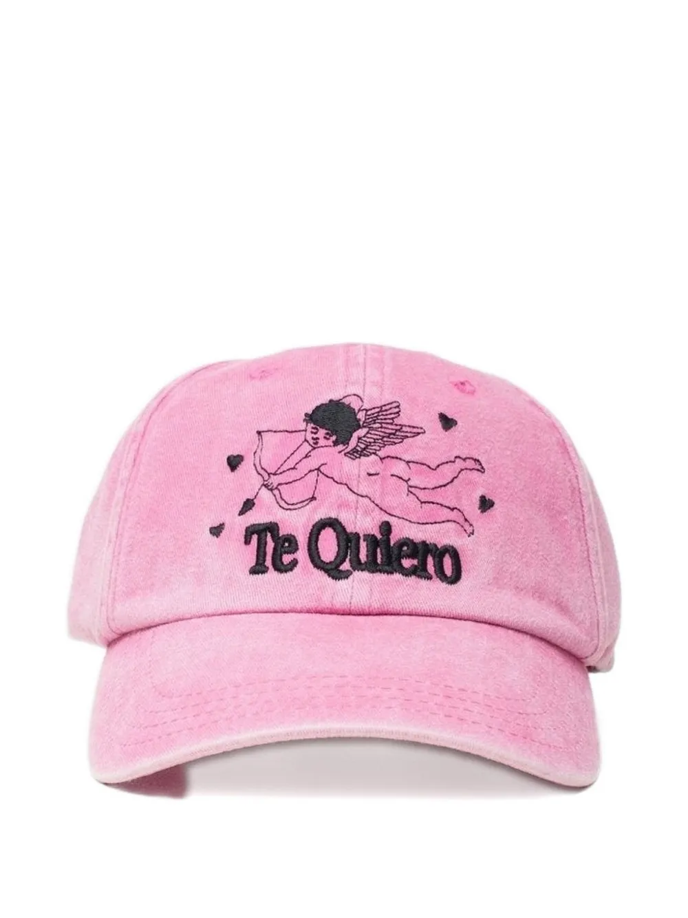 Бейсболка с вышивкой в виде херувима CARNE BOLLENTE, розовый
Бейсболка с вышивкой в виде херувима CARNE BOLLENTE, розовый